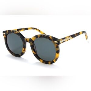 Karen Walker Super Duper round tortoise sunglasses
